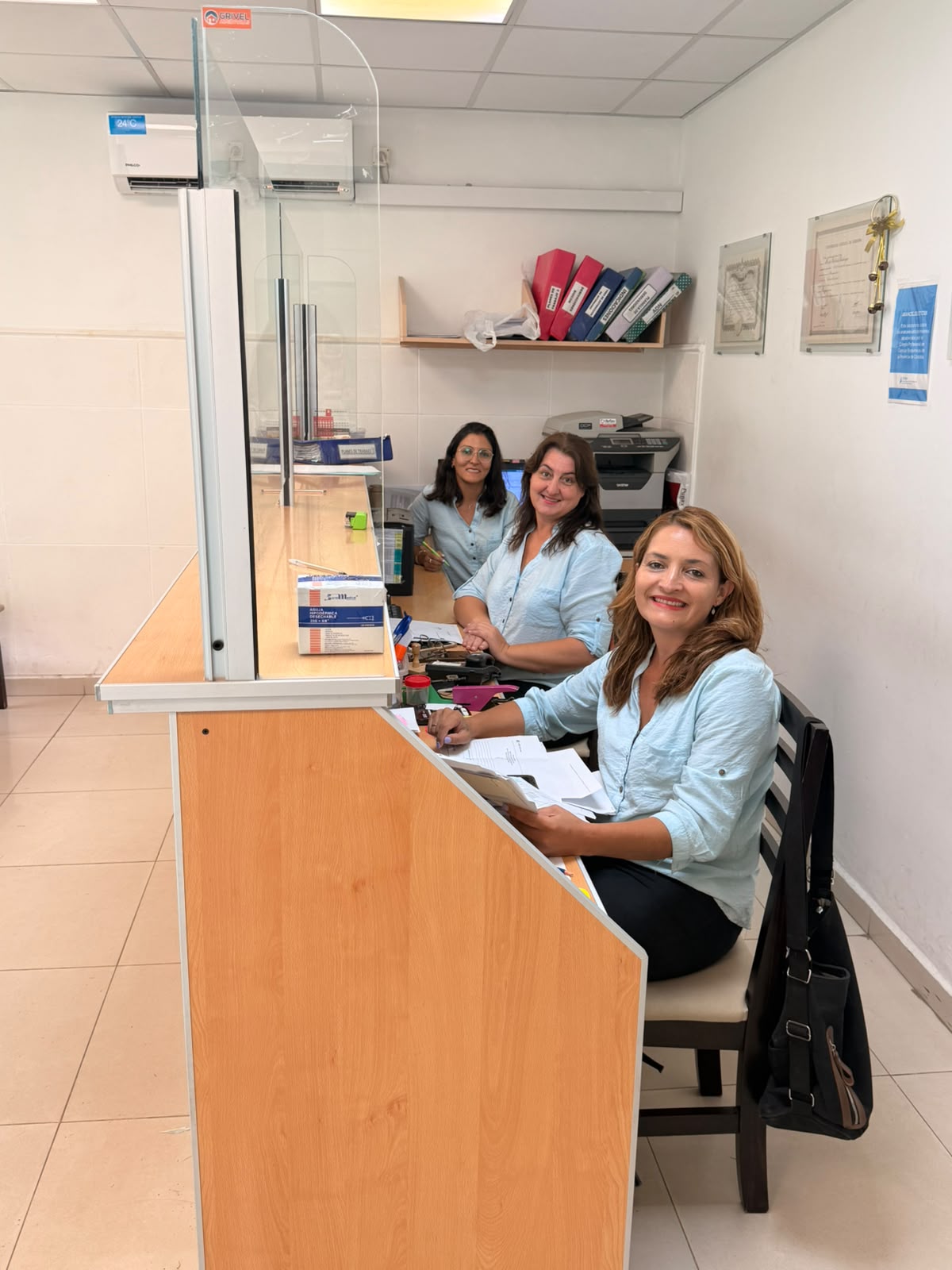 Personal administrativo del laboratorio